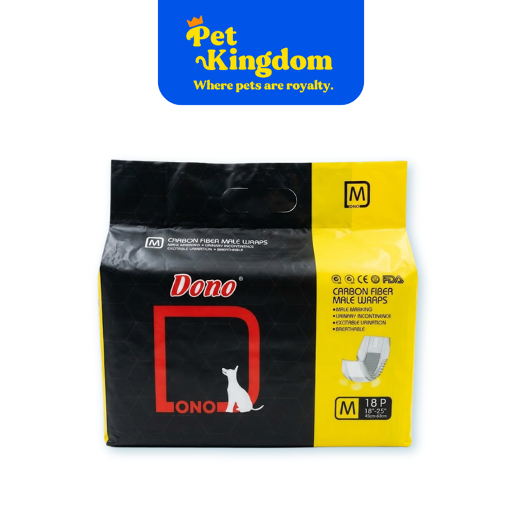 Dono Carbon Male Dog Wrap Diaper Medium
