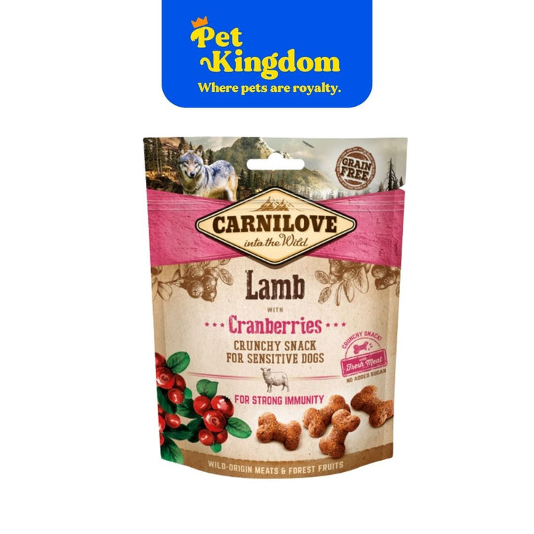 Carnilove Dog Crunchy Snack Lamb w/ Cranberries 200g