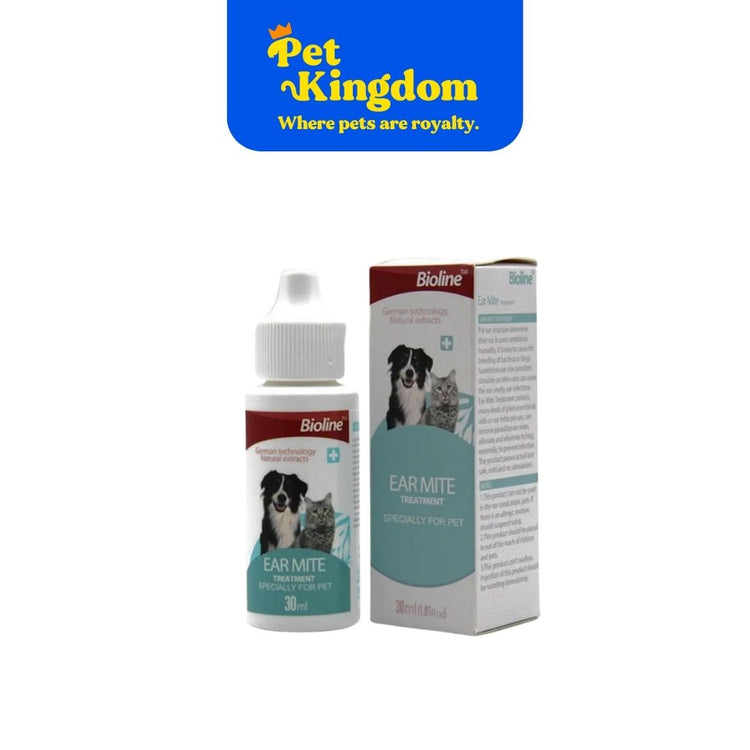 Bioline Dog Ear Mite treatment 30ml