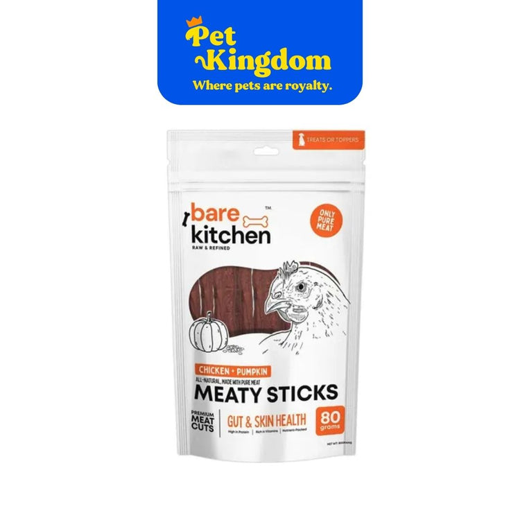 BARE KITCHEN Meaty Sticks with Fruits & Veg Chicken & Pumpkin 80g
