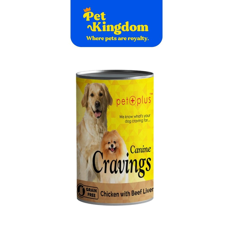 PET PLUS CANINE CRAVINGS CHICKEN W/ BEEF LIVER 400G