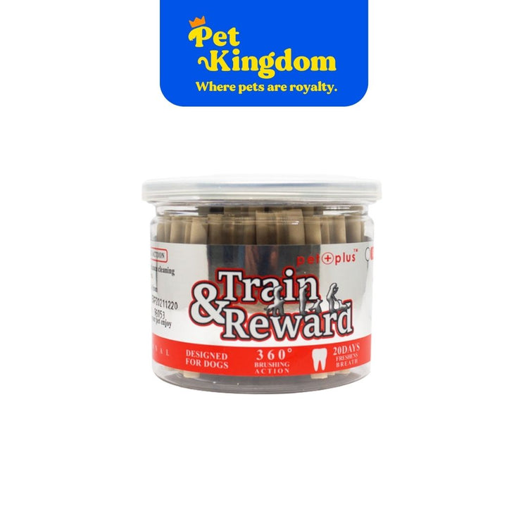 PET PLUS TRAIN & REWARD SIX STAR DENTAL STICK MILK 180G