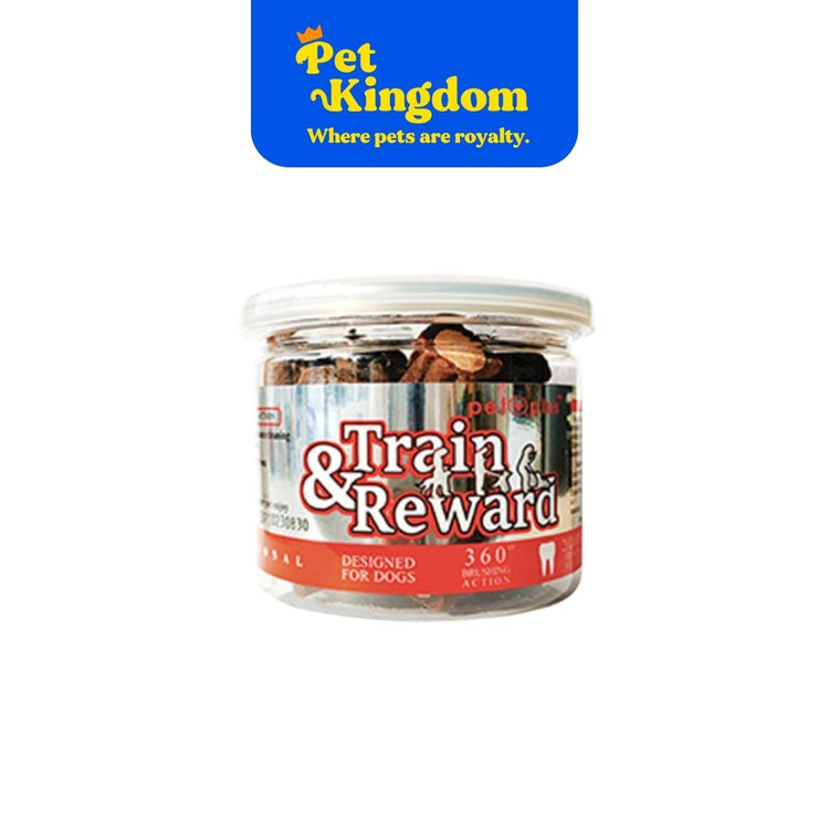 PET PLUS TRAIN & REWARD STUFFED BEEF CUBE 180G