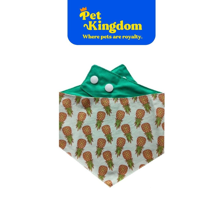 FurFect Connection PINEAPPLE Pet Bandana - SMALL