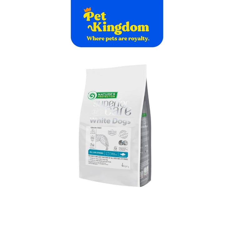 47592 NP SC White Dog Grain Free White Fish All Sizes &Life Stages, 4kg