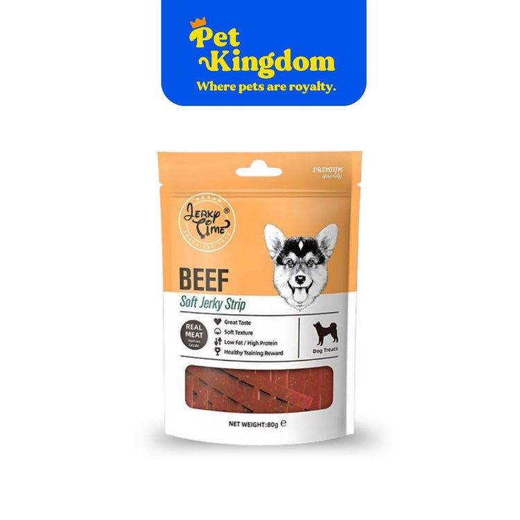 Jerky Time Beef Soft Jerky Strip w/ Real Meat 80g