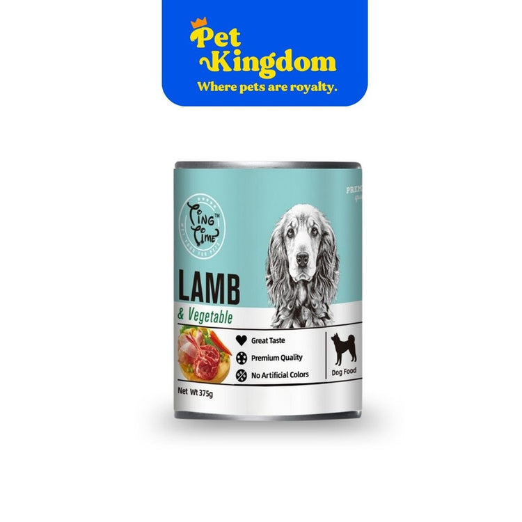 Jerky Time Lamb Dog Food with Real Meat 375g