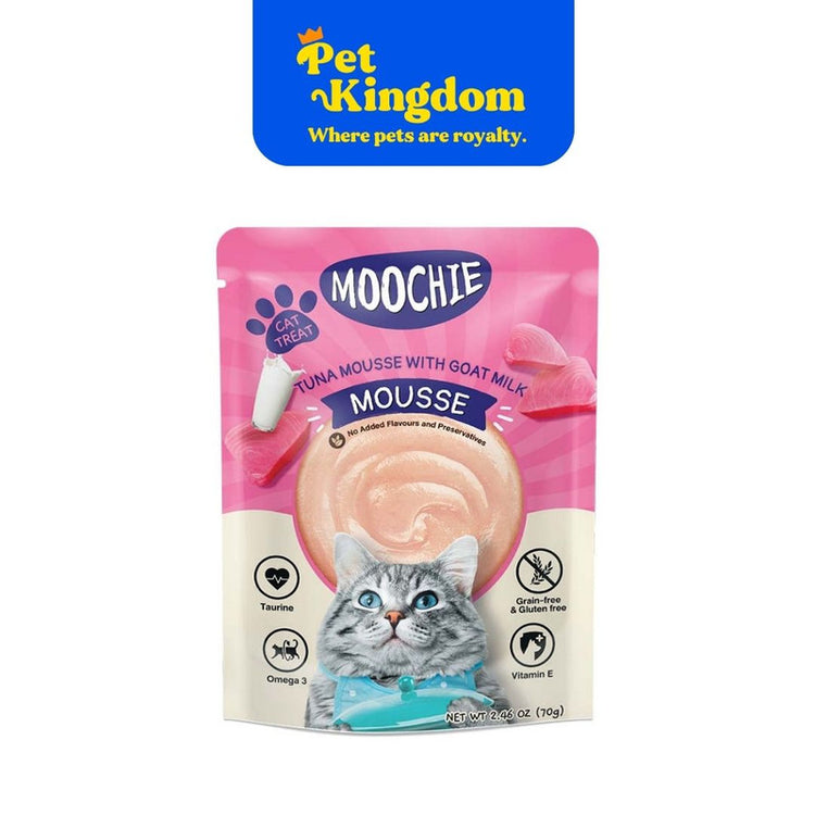 Moochie Mousse Cat Food with Tuna & Goats Milk 75g