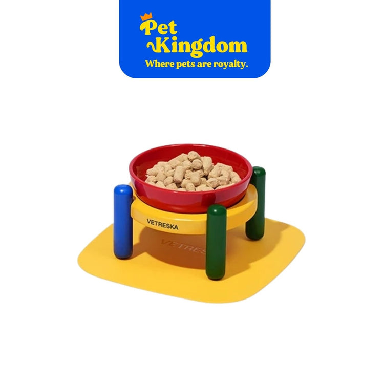 VETRESKA Chroma Pet Bowl & Mat Set S