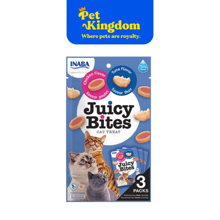 USA701A - INABA JUICY BITES TUNA & CHICKEN FLAVOR 11.3GX3