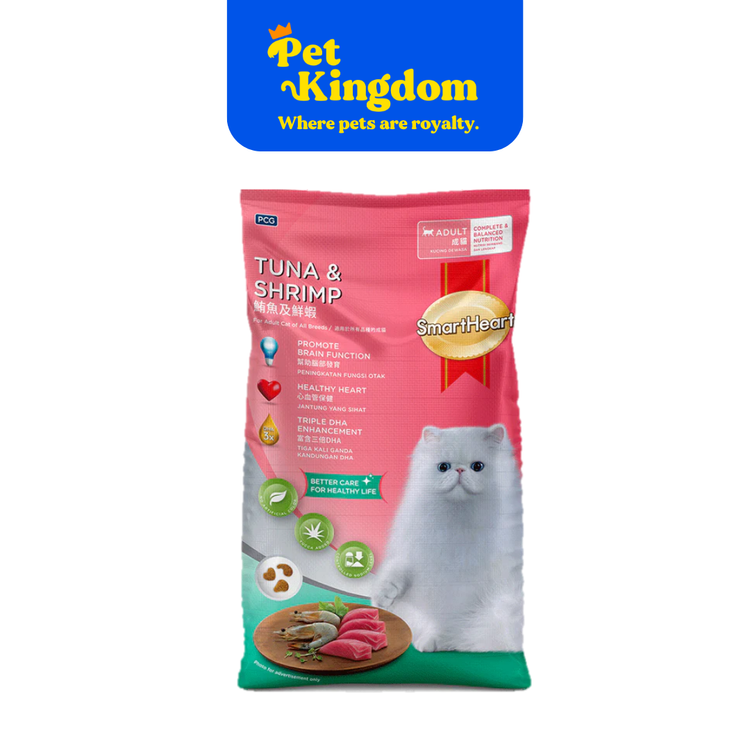 SMARTHEART CAT ADULT TUNA & SHRIMP 7KG