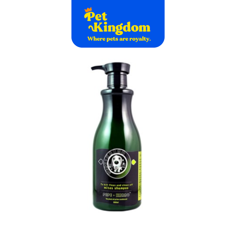 Pepe Karno To kill fleas and clean off mites pet shampoo 900m