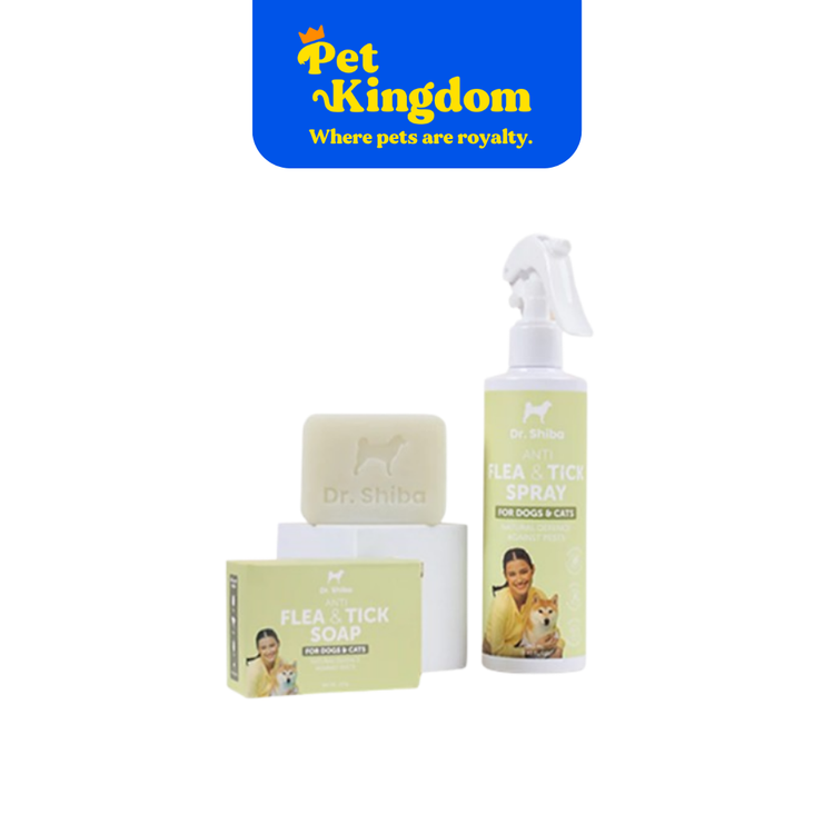 Dr. Shiba Anti Flea & Tick Bundle - Spray & Soap