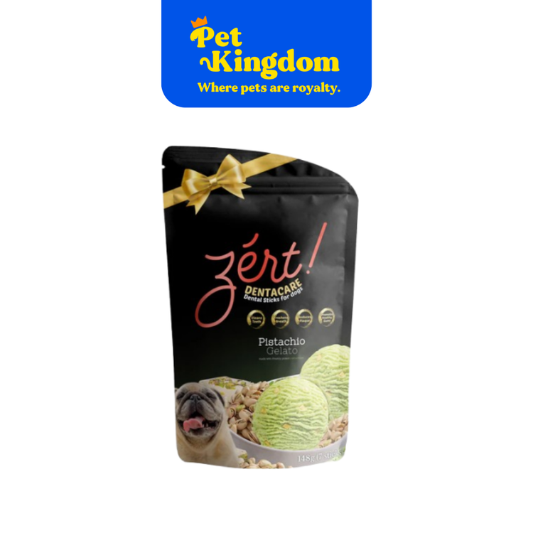 ZERT - DOG DENTACARE PISTACHIO GELATO (148G)