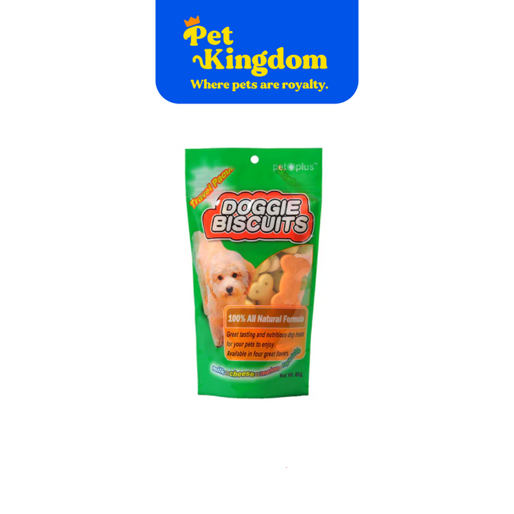 PET PLUS DOGGIE BISCUIT TRAVEL PACK 80G