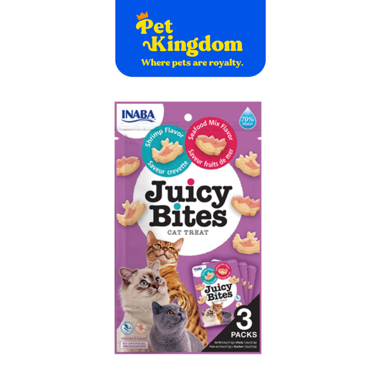 USA704A - INABA JUICY BITES SHRIMP & SEAFOOD MIX FLAVOR 11.3GX3