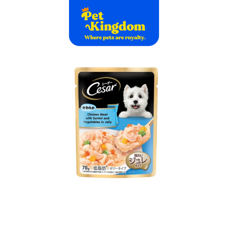 CESAR Pouch Chicken Meat with Surimi 70G