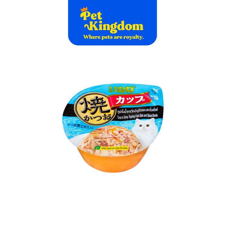 IMC102 - INABA TUNA IN GRAVY TOPPING CRABSTICK & SLICED BONITO 70G