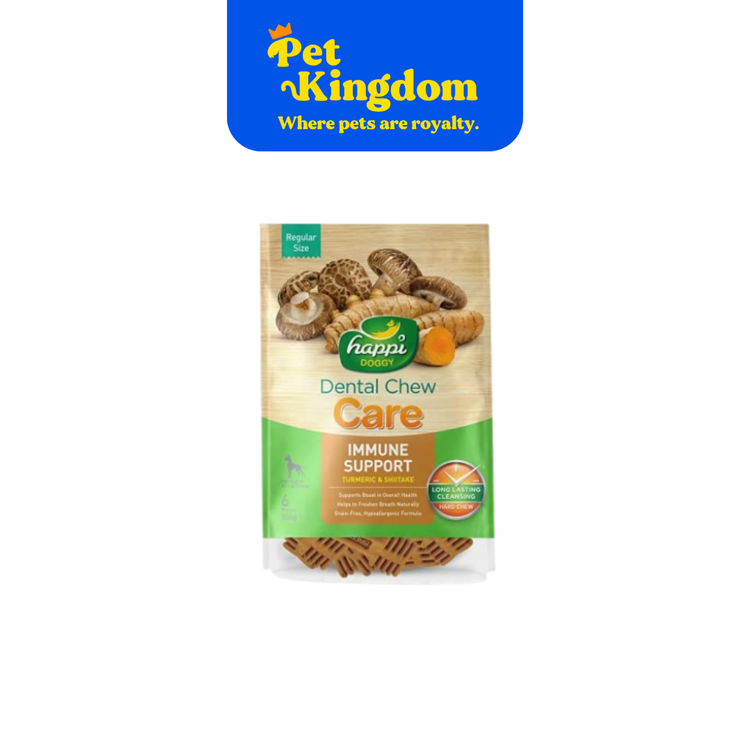 HAPPI SKIPPI DENTAL CHEW TURMERIC AND SHITAKE 150G