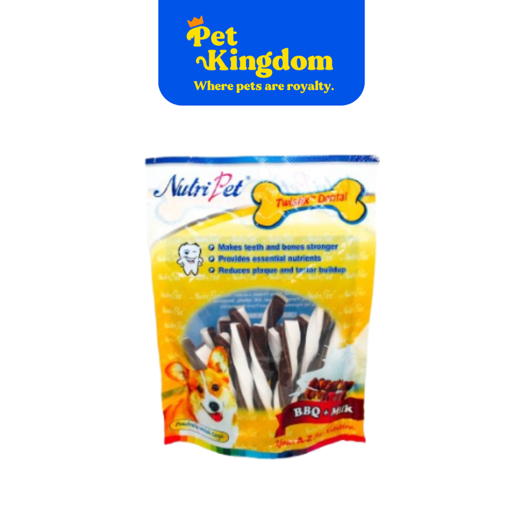 NUTRIPET TWISTIX MAXX BARBECUE & MILK 180G