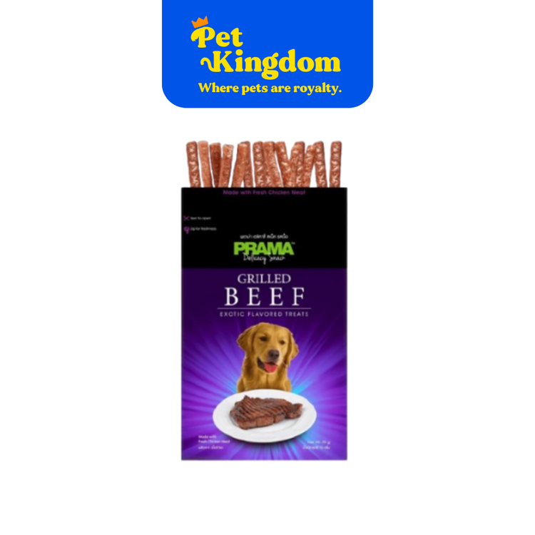 Prama Delicacy Grilled Beef Exotic Flavored Treats 70g