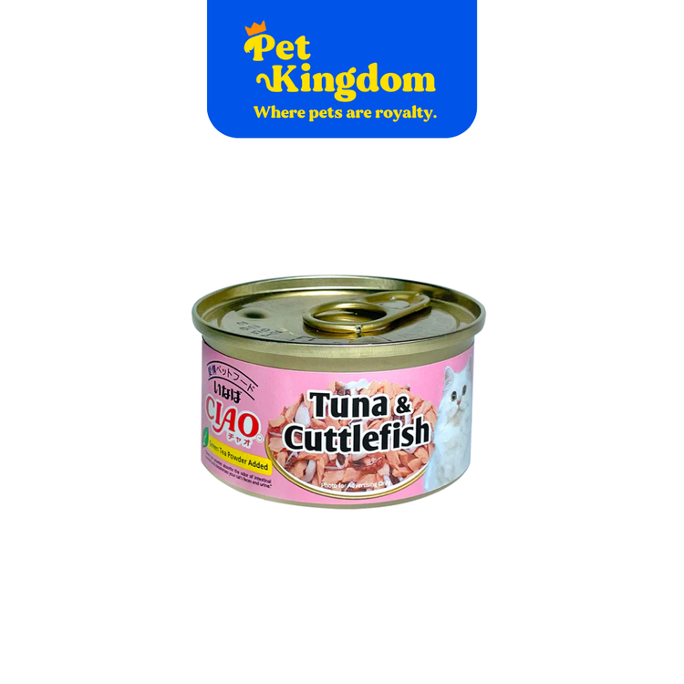 A03 - CIAO WHITE MEAT TUNA WITH CUTTLE FISH IN JELLY 75G