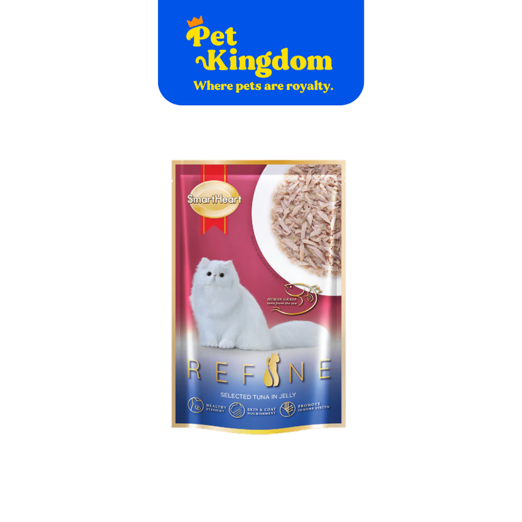 SMARTHEART REFINE CAT POUCH ADULT TUNA IN JELLY 70G