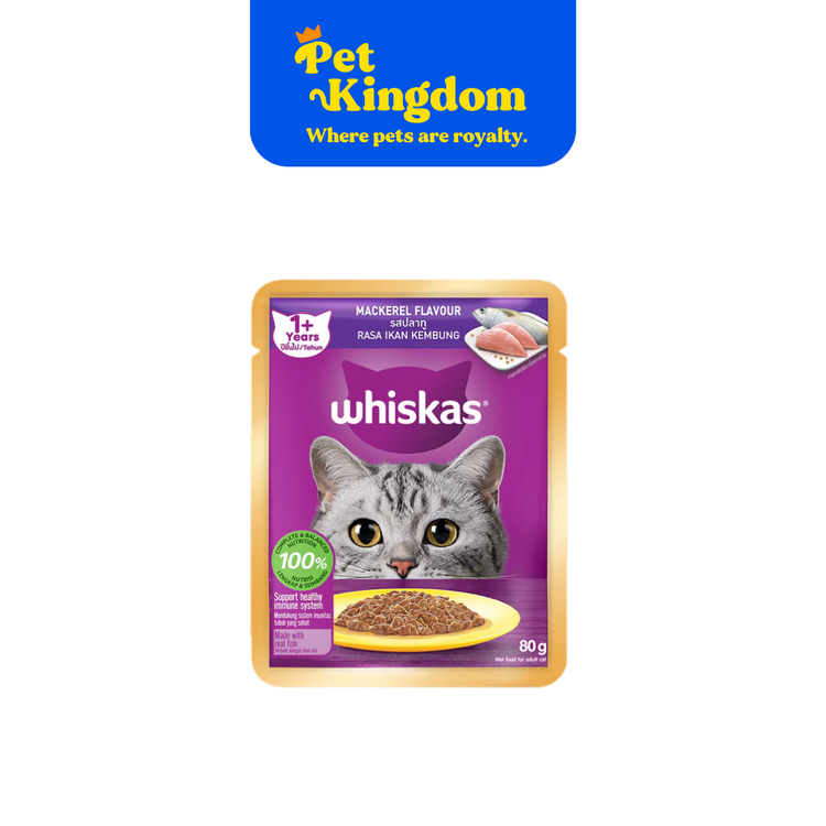 WHISKAS Pouch Mackerel 80g