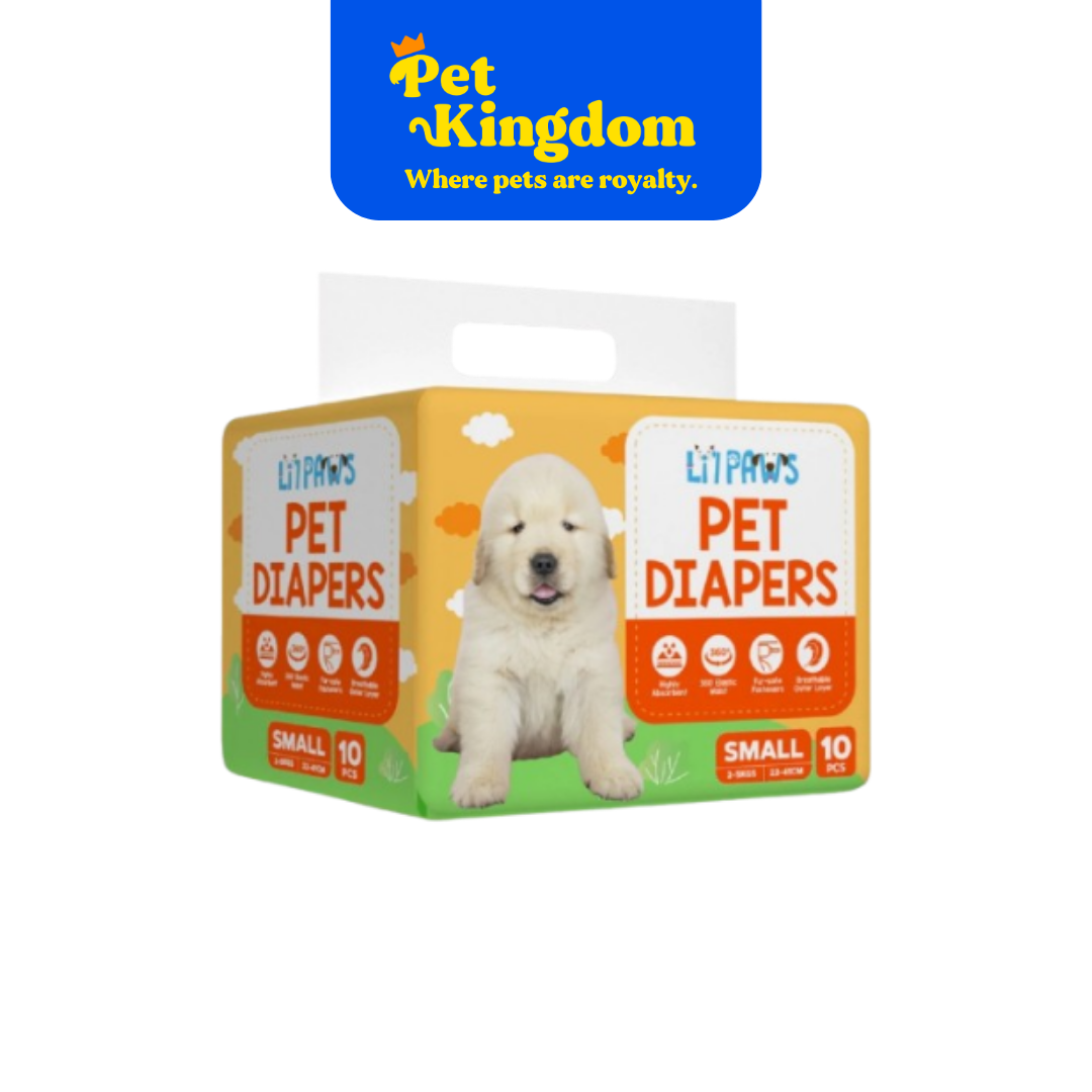 LIL PAWS PET DIAPER SMALL 10S