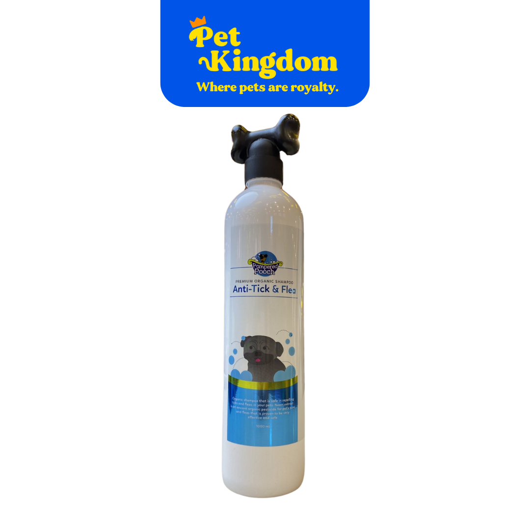PAMPERED POOCH SHAMPOO AND CONDITIONER ANTI-TICK &FLEA 1000ML