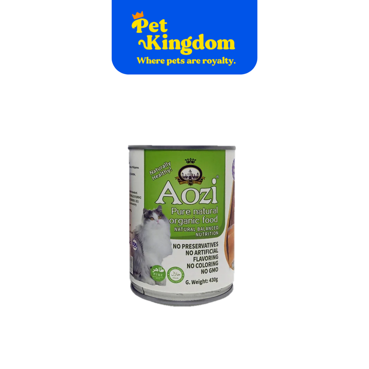 AOZI CAT CAN SALMON & BEEF430G