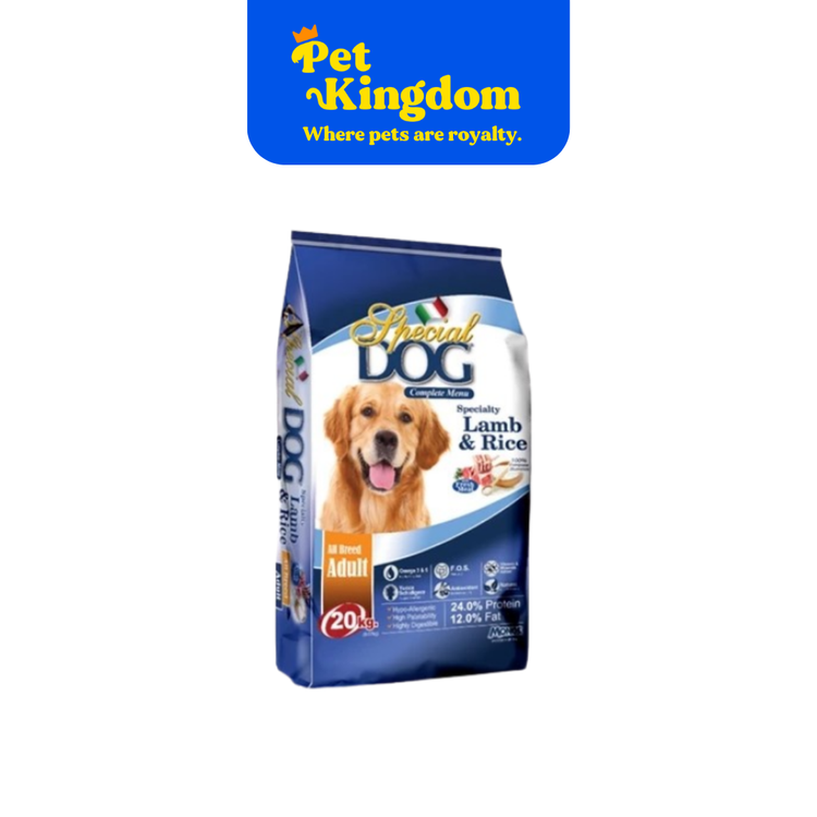 SPECIAL DOG ADULT LAMB & RICE 9KG / 20LBS