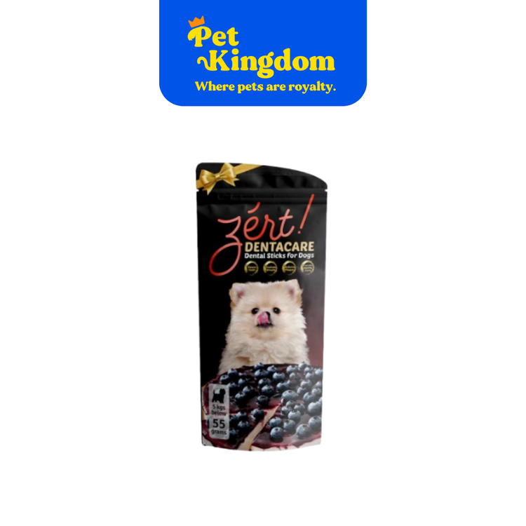 ZERT - DOG DENTACARE BLUEBERRY CHEESECAKE (55G)