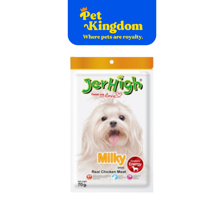 JERHIGH TREATS (MILKY) 70G.. (12PKS/BOX)