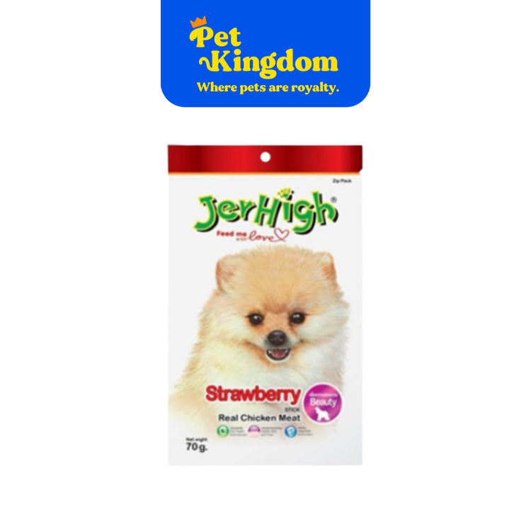 JERHIGH TREATS (STRAWBERRY) 70G.. (12PKS/BOX)