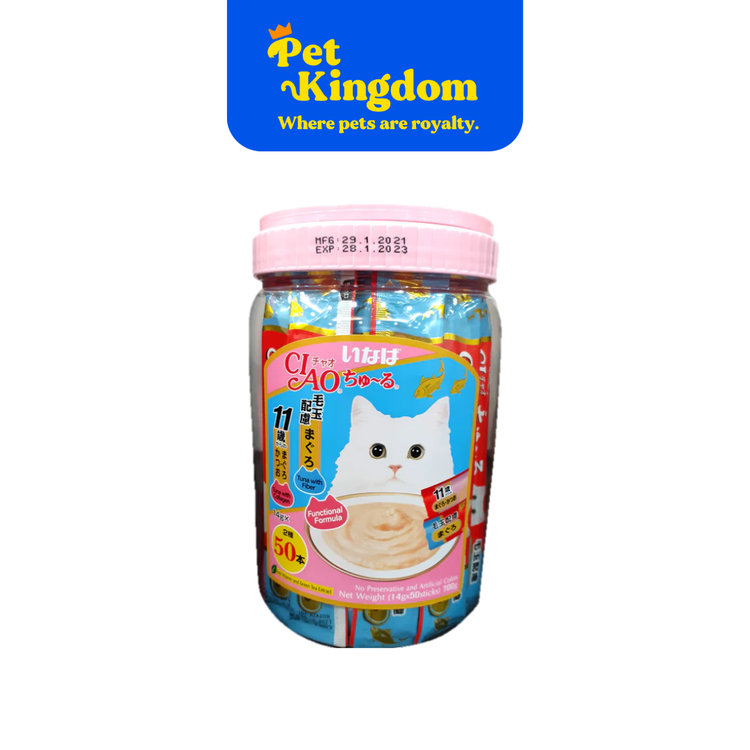 TSC14T - CIAO CHURU TUNA WITH COLLAGEN & FIBER 14GX50 (SC:74,101)