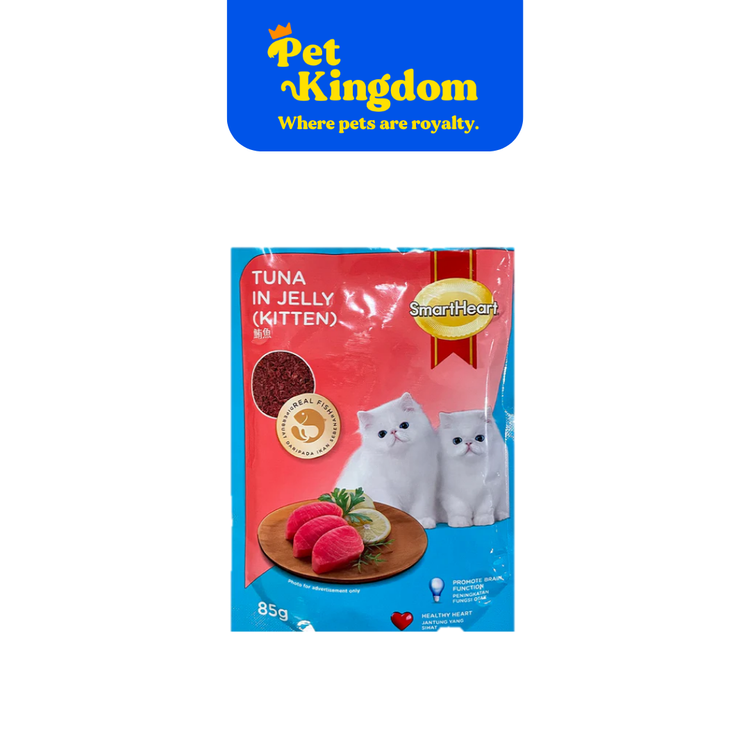 SMARTHEART CAT POUCH KITTEN TUNA 85G X 48