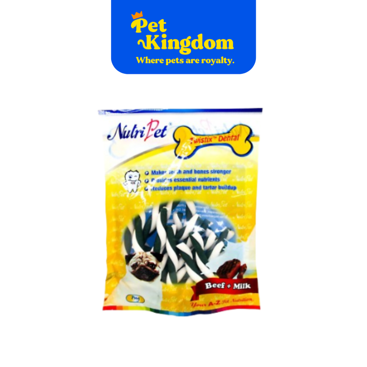 NUTRIPET TWISTIX MAXX BEEF & MILK 180G