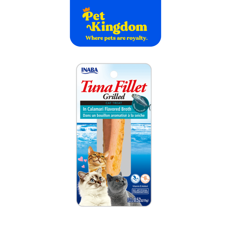 USA508A - INABA GRILLED TUNA FILLET IN CALAMARI FLAVORED BROTH 15G