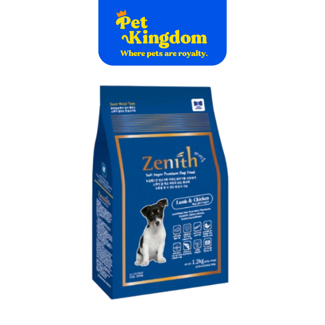 ZENITH PREMIUM SOFT TYPE DOG FOOD LAMB, CHICKEN RICE (BLUE-MINI BITE