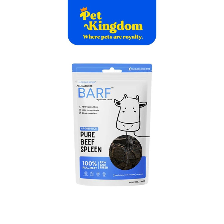 Luscious Recipe Natural Organic TreatsBeef Spleen55g