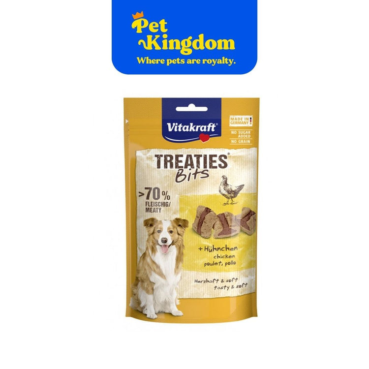 VITAKRAFT 28808 TREATIES BITS CHICKEN BACON 120G