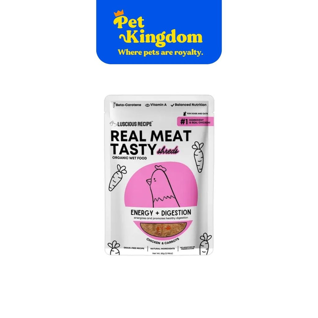 Luscious Recipe Wet Food Pouches Chicken & Carrots 85g