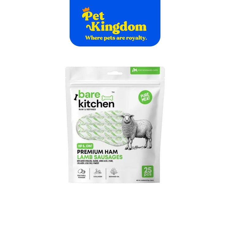 BARE KITCHEN Premium Ham Sausages Lamb 15g x 25 pcs