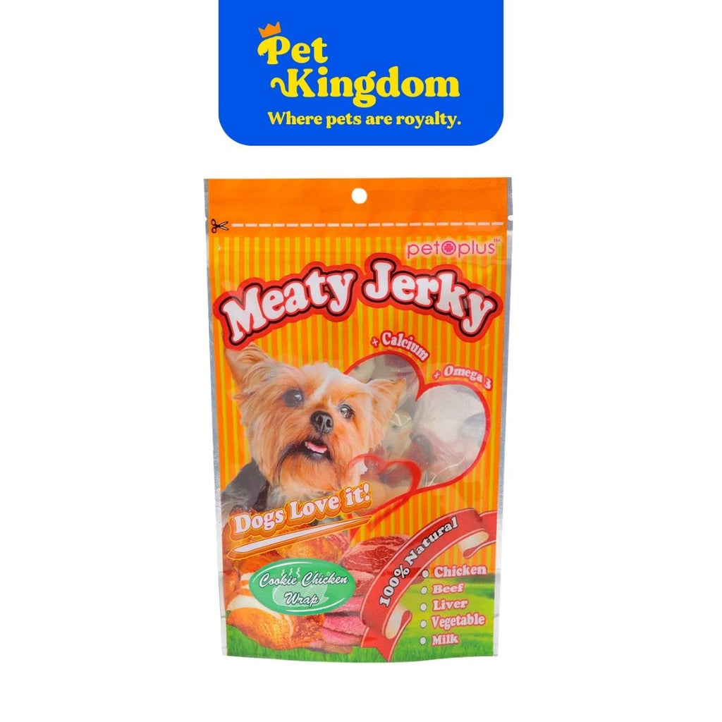 PET PLUS MEATY JERKY COOKIE CHICKEN WRAP