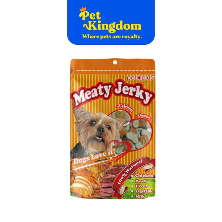 PET PLUS MEATY JERKY CHICKEN W/ MILK BONE