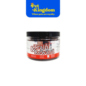 PET PLUS TRAIN & REWARD DENTAL TWIST BONE BEEF 180G
