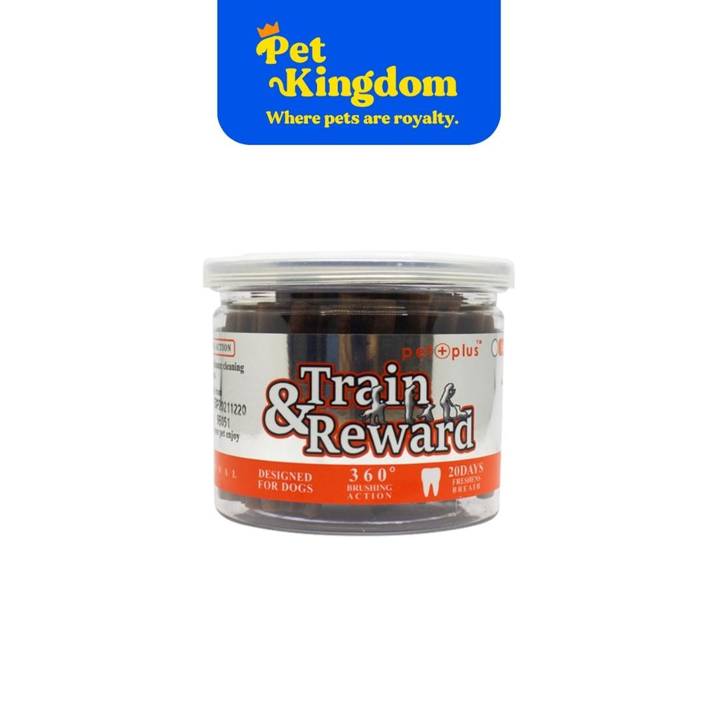 PET PLUS TRAIN & REWARD SIX STAR DENTAL STICK BEEF 180G
