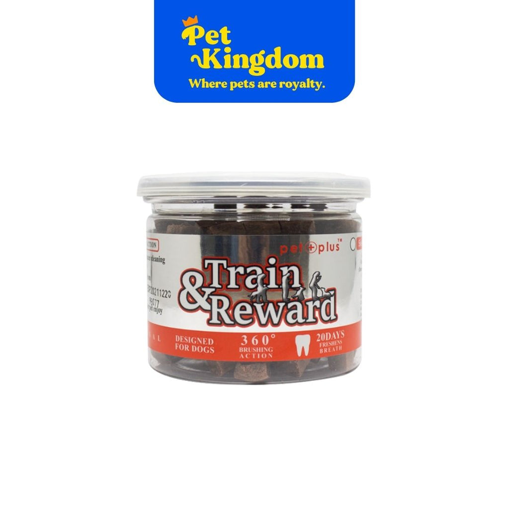 PET PLUS TRAIN & REWARD NUTRI CUBE SNACKS BEEF 180G