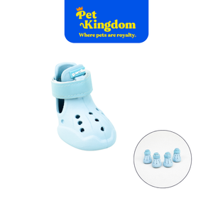 Gentle Walker Cloud Walk Dog Shoes Blue Cream Size 1-8